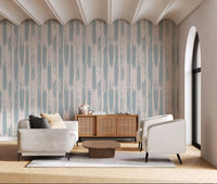 Nordic Painted Stripe Pattern Wallpaper⁠