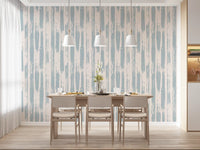 Nordic Painted Stripe Pattern Wallpaper⁠
