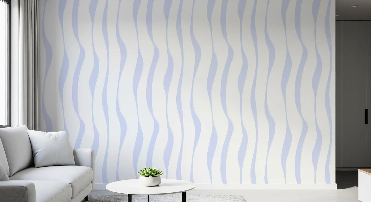 Flowing Vertical Blue Hues Wallpaper⁠