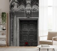 Baroque Stone Entryway Wall Mural