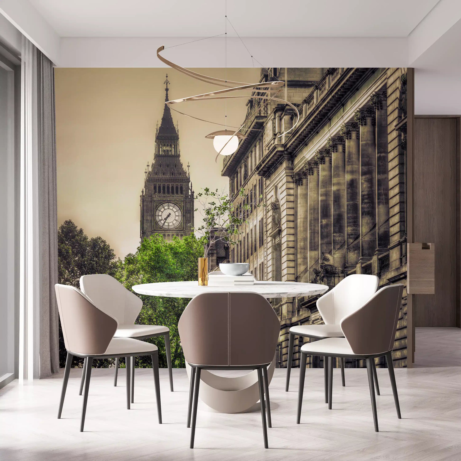 Historic London Architectural Landmark Wall Mural