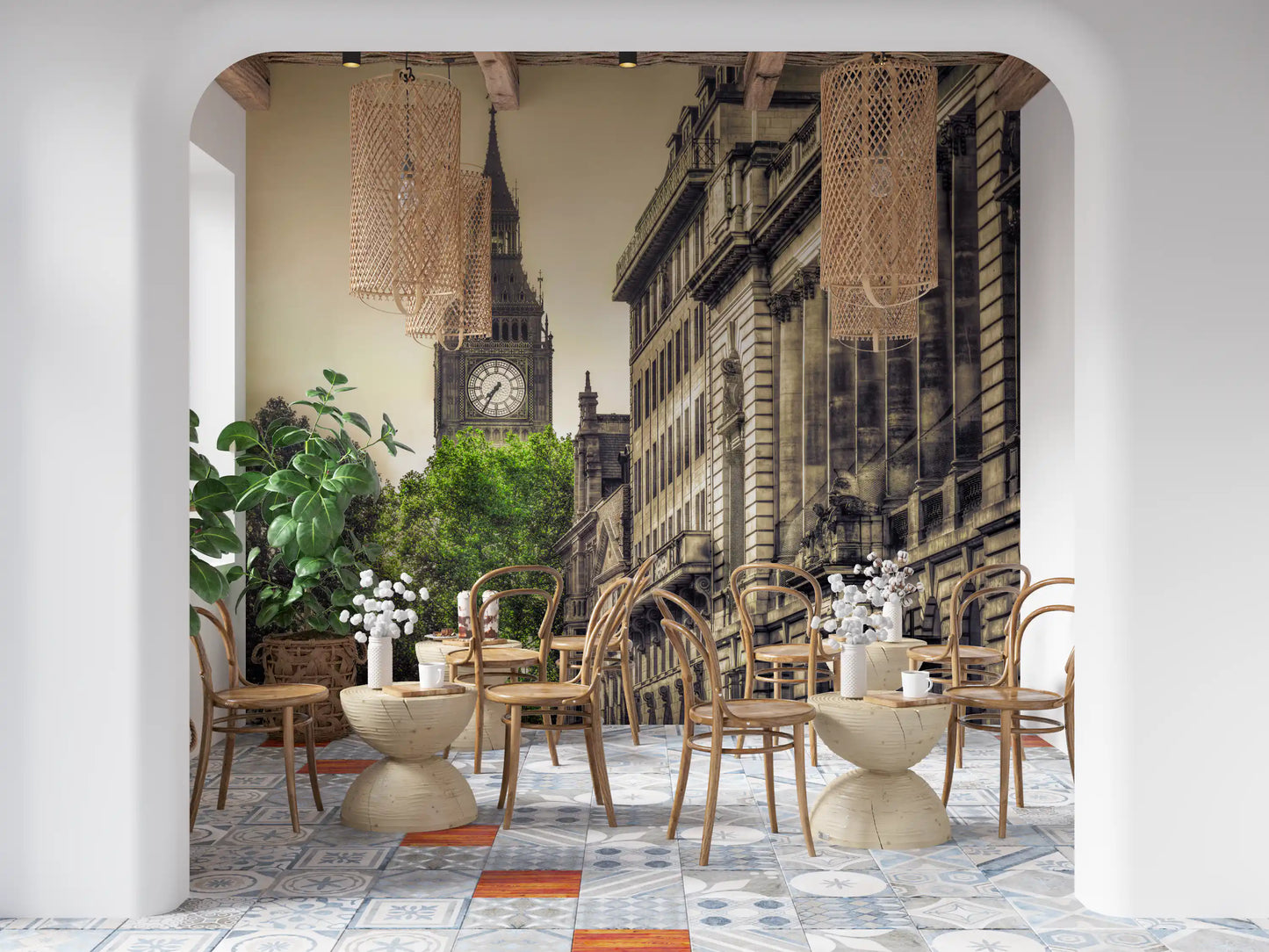 Historic London Architectural Landmark Wall Mural