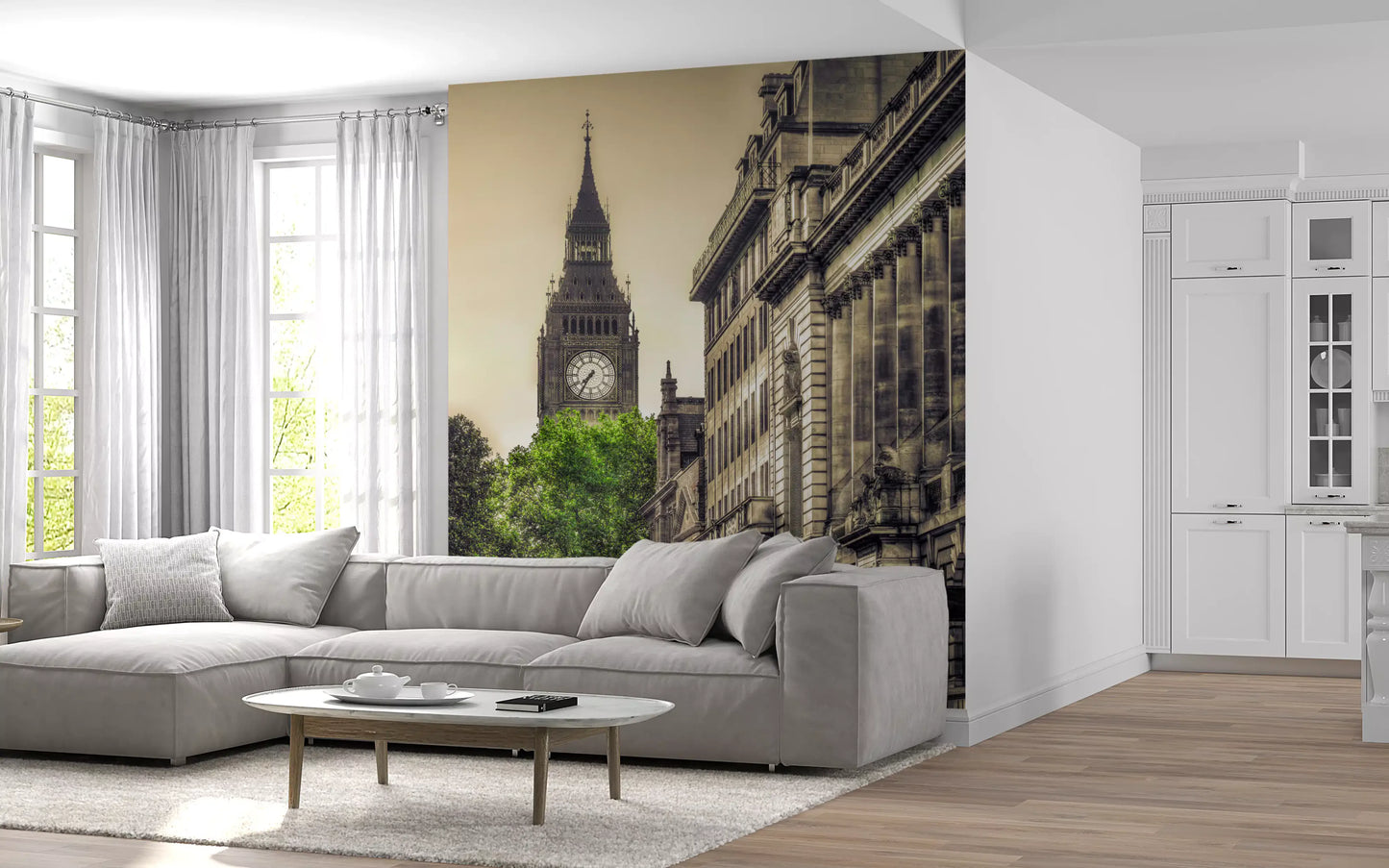 Historic London Architectural Landmark Wall Mural