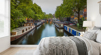 Amsterdam Riverside Reflection Wall Mural