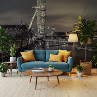 Thames Twilight Cityscape Wall Mural