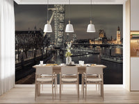Thames Twilight Cityscape Wall Mural