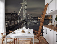 Thames Twilight Cityscape Wall Mural
