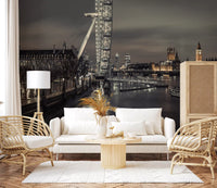 Thames Twilight Cityscape Wall Mural