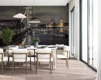 Thames Twilight Cityscape Wall Mural
