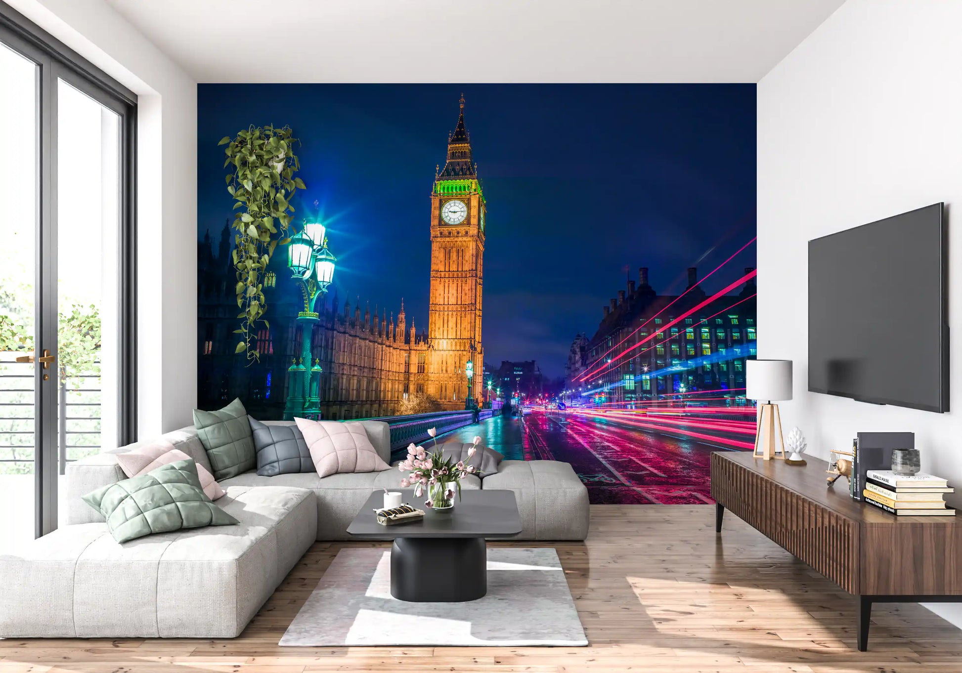 London Metropolitan Glow Wall Mural