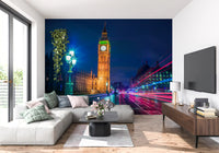 London Metropolitan Glow Wall Mural