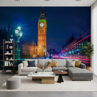 London Metropolitan Glow Wall Mural