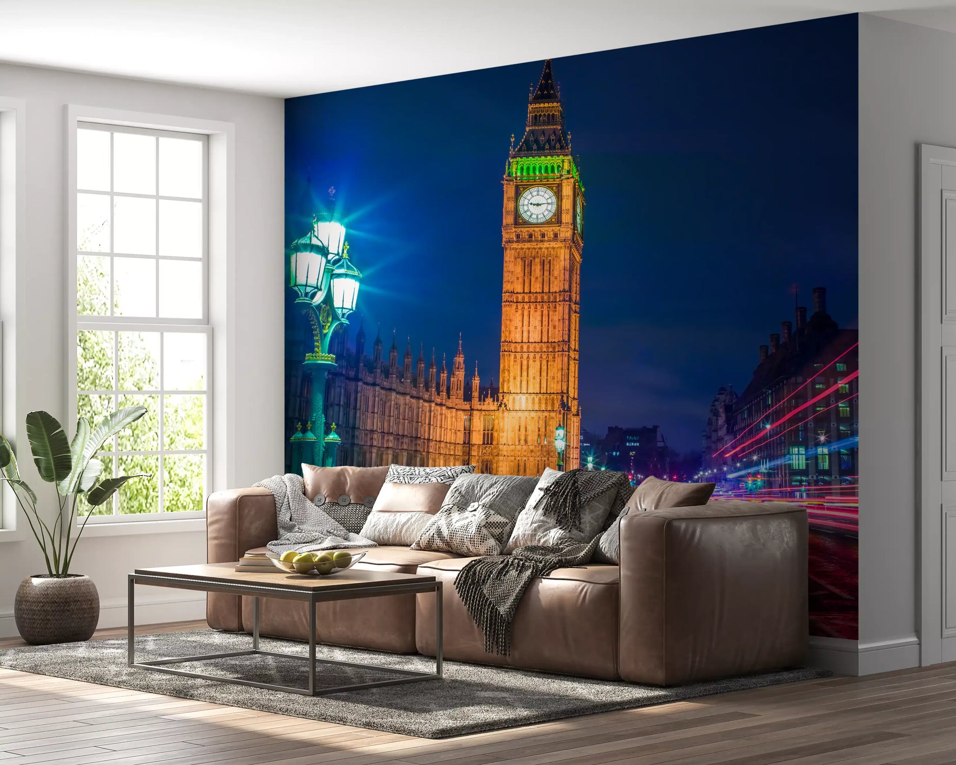 London Metropolitan Glow Wall Mural