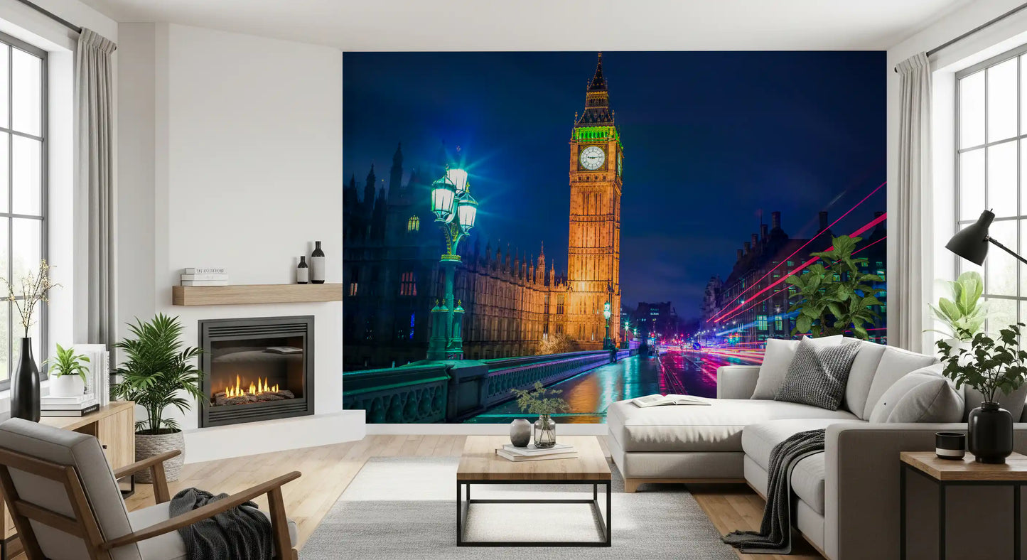 London Metropolitan Glow Wall Mural