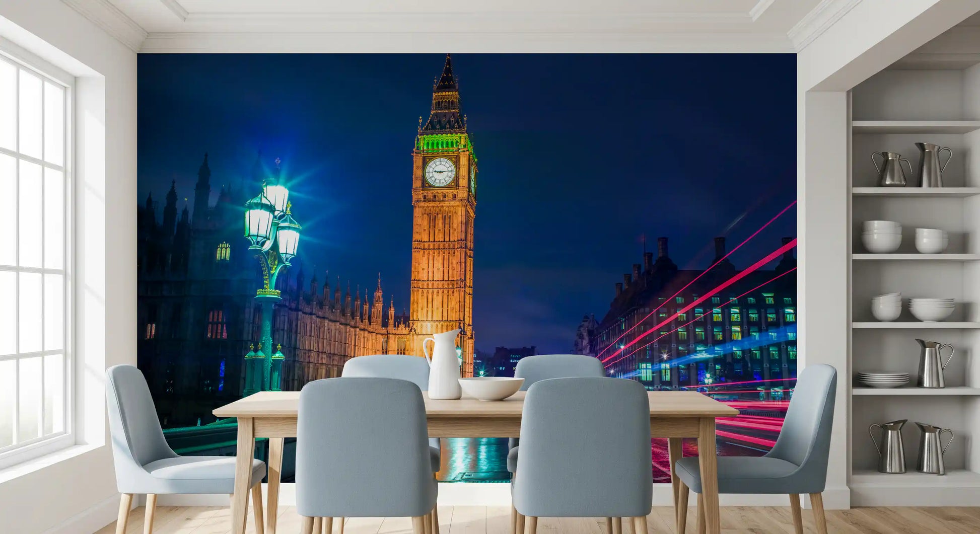 London Metropolitan Glow Wall Mural