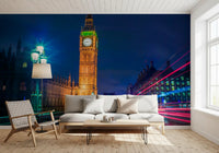 London Metropolitan Glow Wall Mural
