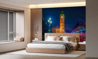 London Metropolitan Glow Wall Mural