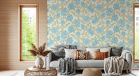 Blue Hydrangea Watercolor Bloom Wallpaper⁠