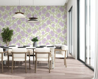 Soft Lavender Bloom Botanical Wallpaper⁠