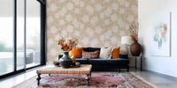 Muted Meadow Petal Pattern Wallpaper⁠