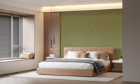 Faded Ogee Damask - Meadow Green Wallpaper⁠