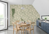 Rustic Pineapple Botanical Print Wallpaper⁠