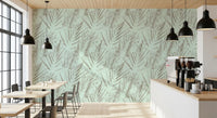 Ethereal Palm Frond Abstract Wallpaper⁠