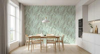 Ethereal Palm Frond Abstract Wallpaper⁠