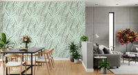 Ethereal Palm Frond Abstract Wallpaper⁠