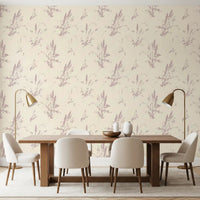 Blush Meadow Botanicals Wallpaper⁠