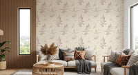 Blush Meadow Botanicals Wallpaper⁠
