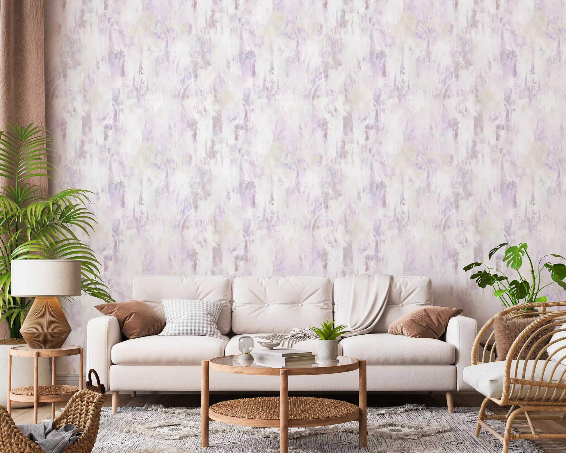 Textured Pastel Artistic Wash Wallpaper⁠