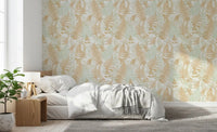 Sun-Drenched Woodland Ferns Wallpaper⁠