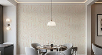 Soft Blush Swirls Wallpaper⁠