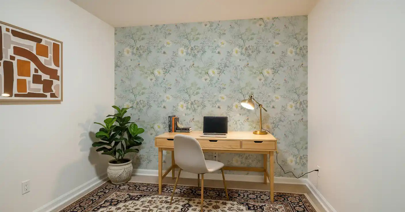 Botanical Butterfly Garden Wallpaper⁠