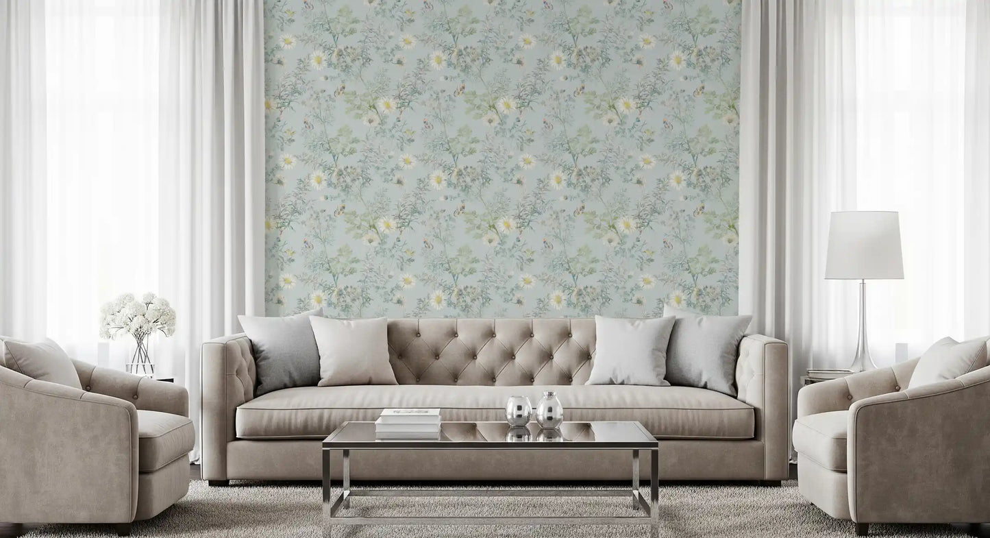 Botanical Butterfly Garden Wallpaper⁠