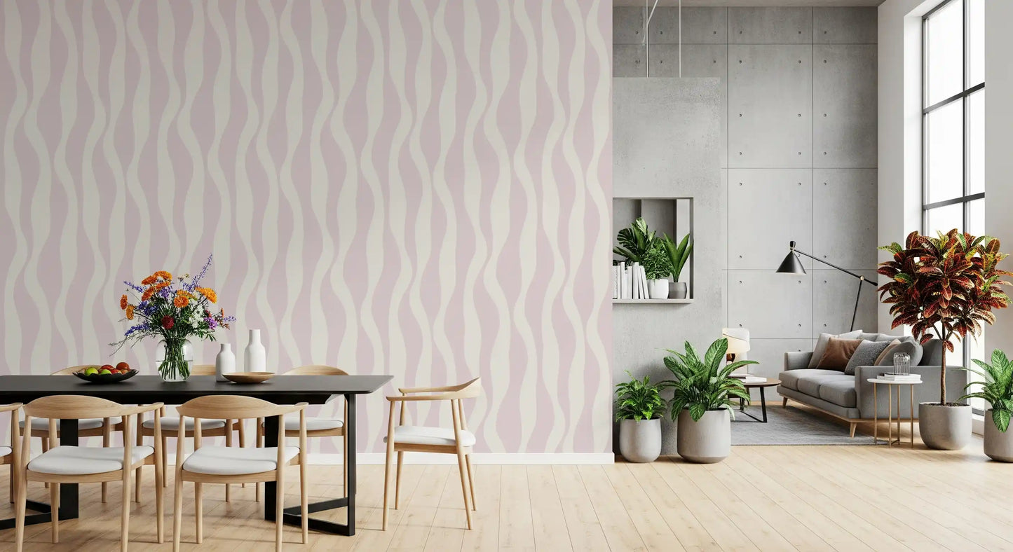 Minimalist Soft Pink Flow Wallpaper⁠