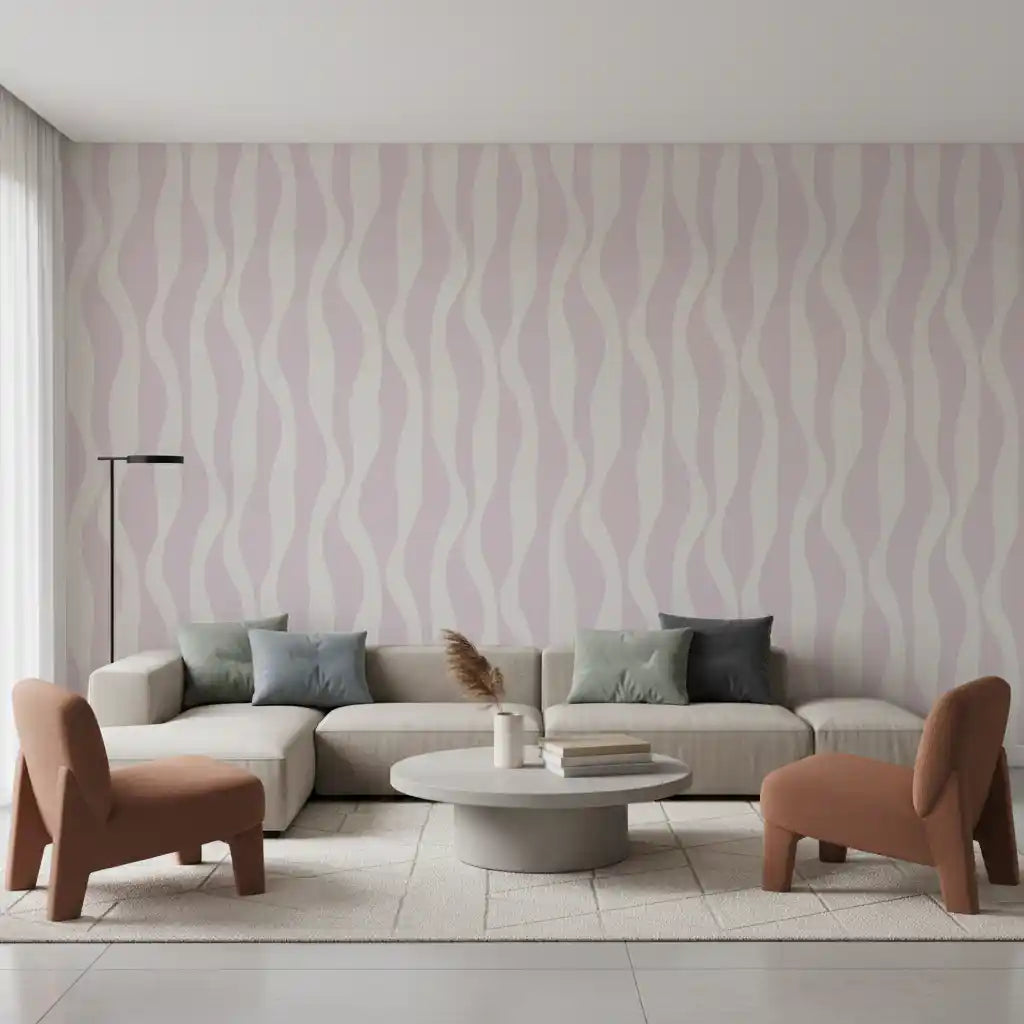 Minimalist Soft Pink Flow Wallpaper⁠