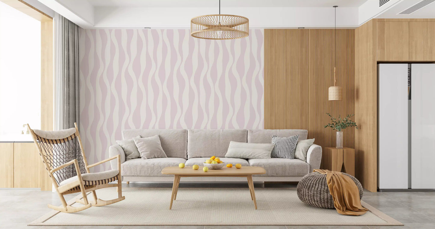 Minimalist Soft Pink Flow Wallpaper⁠