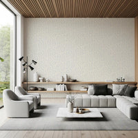Cream and Grey Swirl Pattern Wallpaper⁠