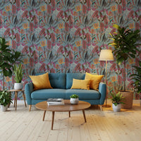 Australian Wildflower Meadow Blue Wallpaper⁠