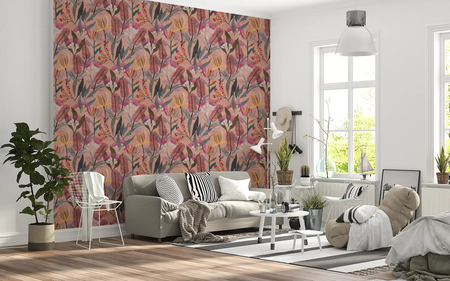 Australian Native Bloom Botanical Wallpaper⁠