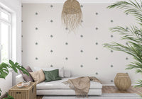 Minimalist Hand-Drawn Flourish Pattern Wallpaper⁠