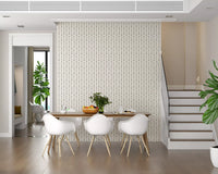 Modern Linear Spaced Strokes Pattern Wallpaper⁠