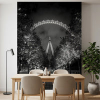 Evening Lights Urban Walkway Wall Mural