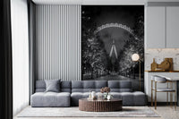Evening Lights Urban Walkway Wall Mural