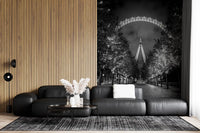 Evening Lights Urban Walkway Wall Mural