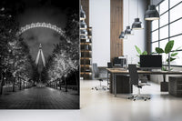 Evening Lights Urban Walkway Wall Mural