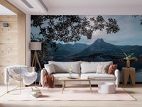 Arctic Sunlit Alpine Reflection Wall Mural