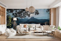 Arctic Sunlit Alpine Reflection Wall Mural
